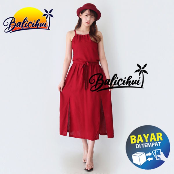 Balicihui Dress Amelia Dress Sexy Dress Wanita Long Dress Dress OOTD Modern