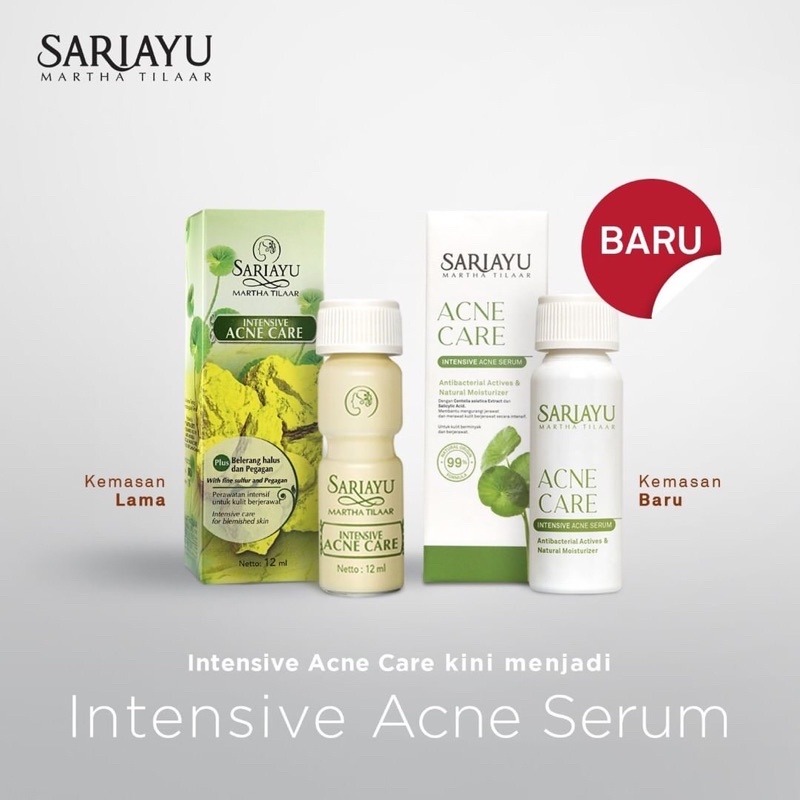 [HARGA SATUAN] Sariayu Acne Care Series - intensive acne care kaplet jerawat bedak acne lotion