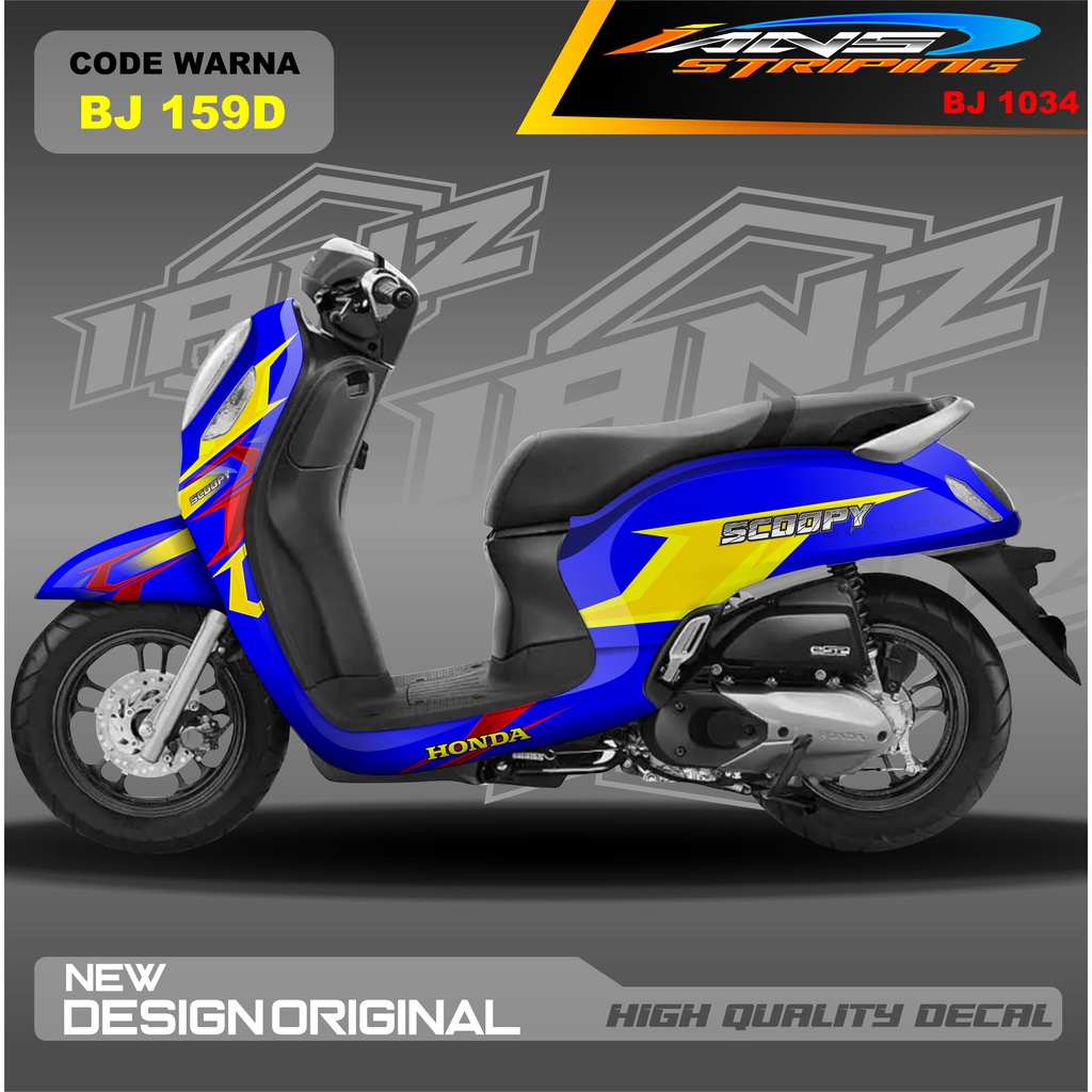 DECAL STIKER SCOOPY / STICKER DECAL  HONDA SCOOPY FULL BODY / STICKER VARIASI SCOOPY TERBARU  / STICKER SCOOPY