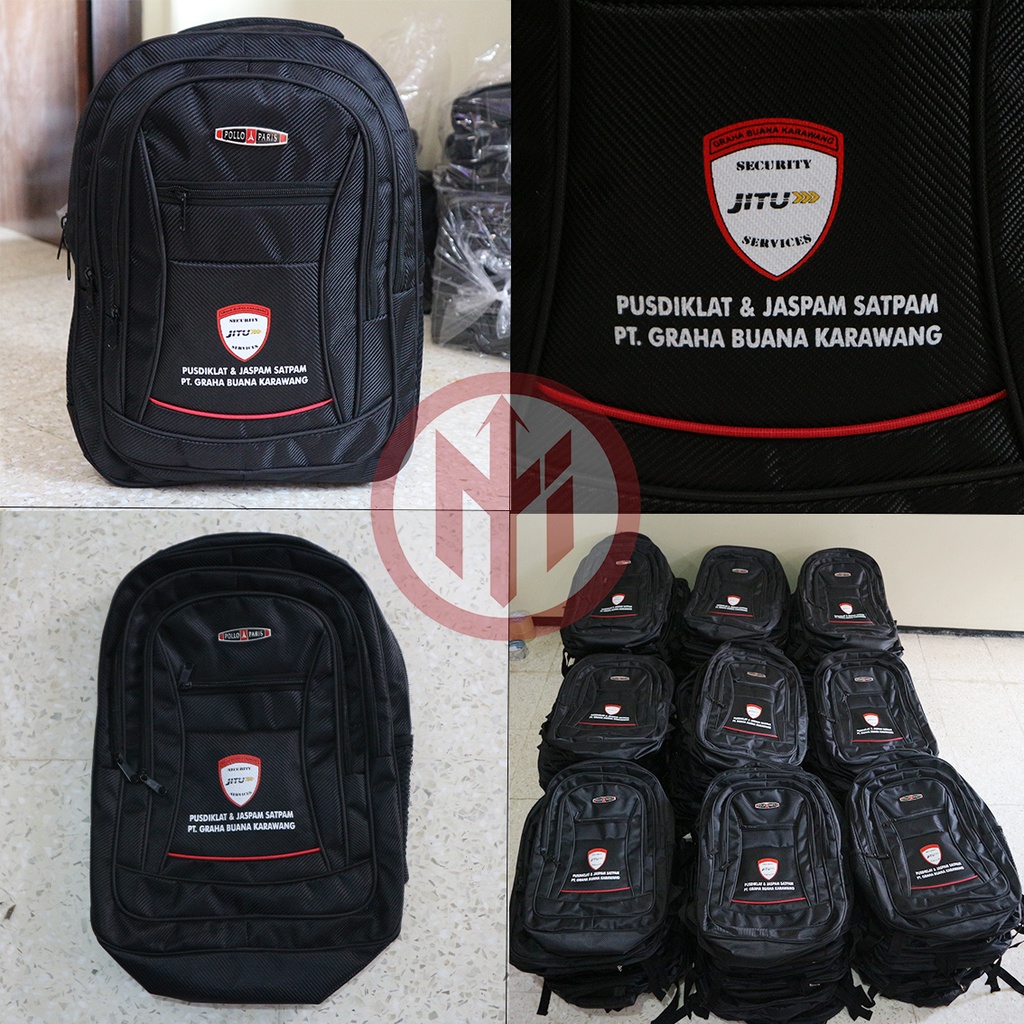 KONVEKSI TAS SOUVENIR SEMINAR RANSEL BRANDED PUSDIKLAT PERUSAHAAN CUSTOM TAS GENDONG SELEMPANG SLING