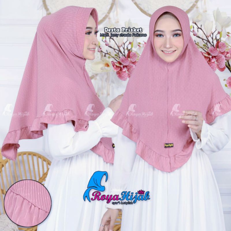𝗦𝗛𝗘𝗟𝗢𝗩𝗘𝗦𝗛𝗢𝗣𝗣 - HIJAB KHIMAR PLISKET STRADA REMPEL RENDA PREMIUM ORIGINAL ROYA HIJAB KIMIKEY JIHAN DA