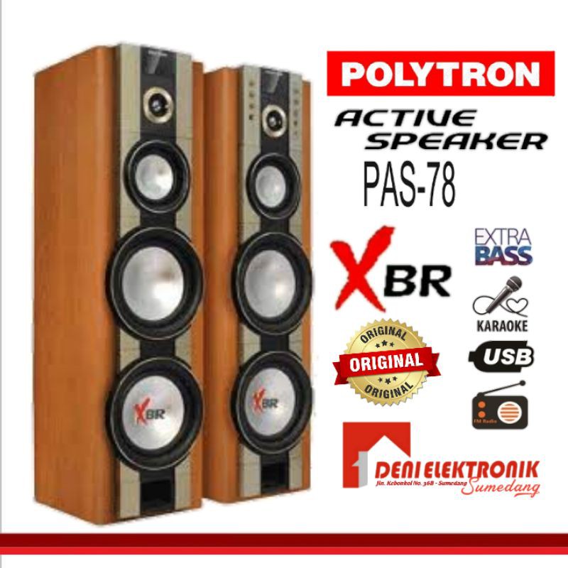 Speaker Aktif Polytron PAS 78 KHUSUS SUMEDANG