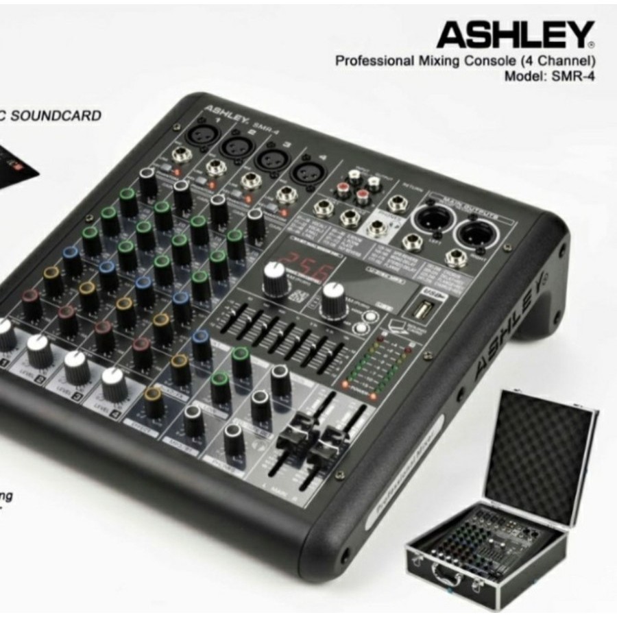 Mixer Audio ASHLEY SMR4  SMR 4  SMR-4 4ChannelORIGINAL BEST SELLER FREE KOPER