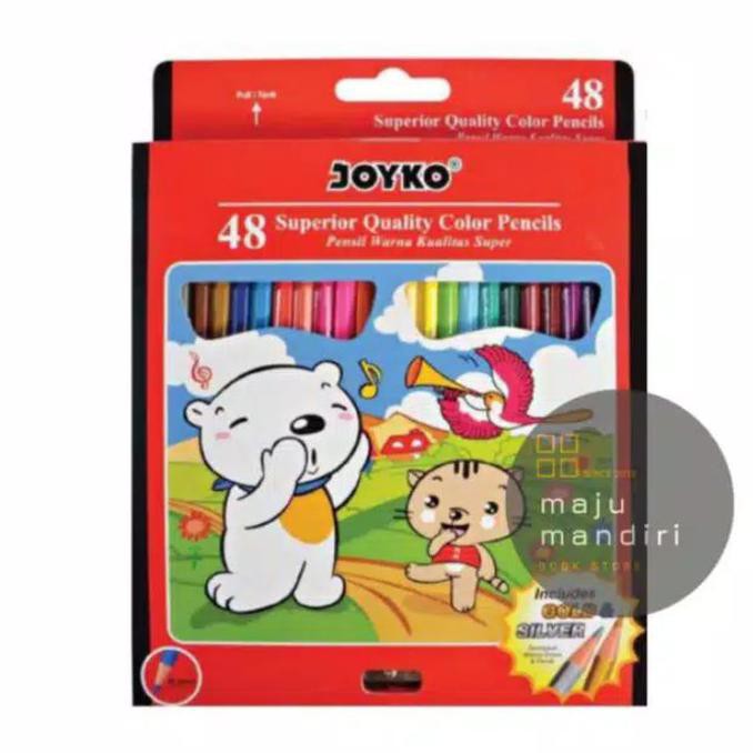 

PENSIL WARNA JOYKO ISI 48 WARNA / PENSIL WARNA JOYKO CP 48