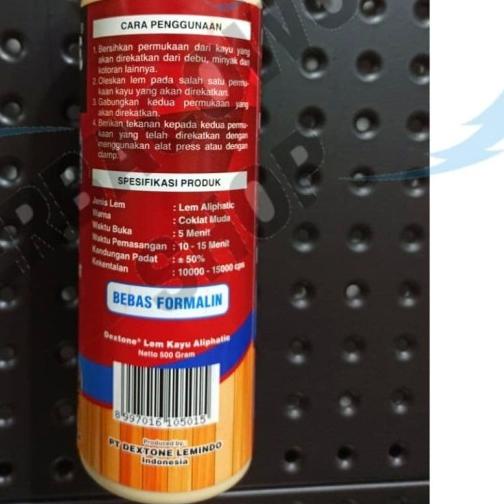 

Dextone Lem Aliphatic 500 Gr Tahan Solvent Lem Kayu Serbaguna
