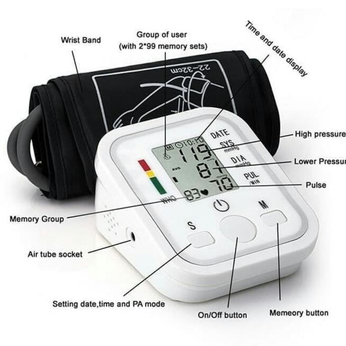 OMICRON ZK-B869 TENSIMETER DIGITAL ALAT UKUR TENSI TEKANAN DARAH TINGG