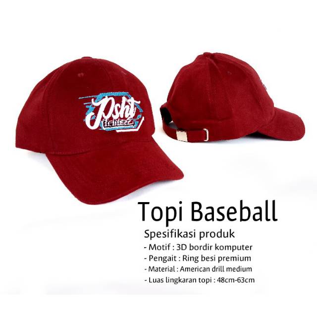 TOPI PSHT MOTIF PSHT FIGHTER