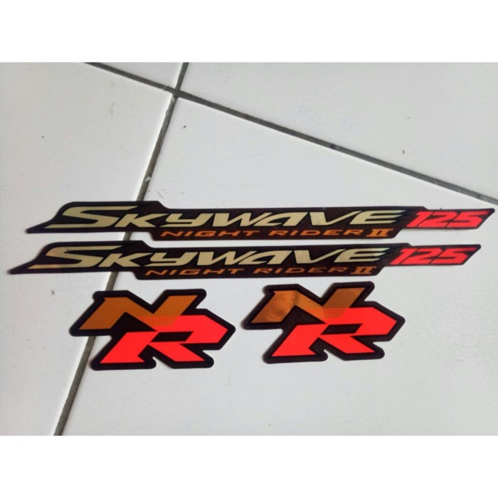 stiker striping suzuki skywave 125 night raider