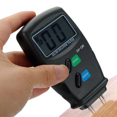 Digital Moisture Meter 4 Pin Pengukur Kelembaban 4 Pins kayu tembok dl