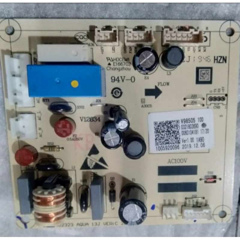 MODUL PCB KULKAS AQUA INVERTER 2 pintu NEW ORIGINAL