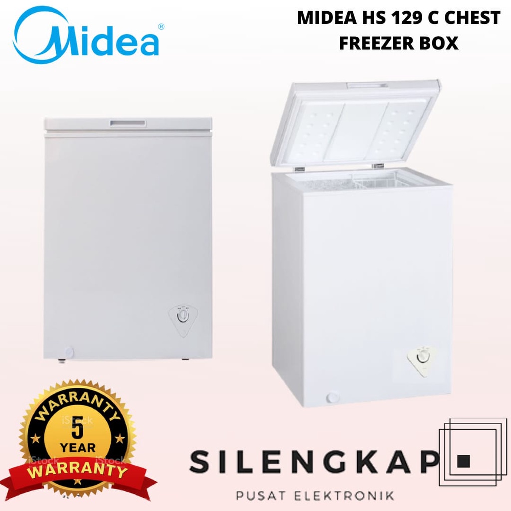 Midea Chest Freezer HS-129C 100Liter