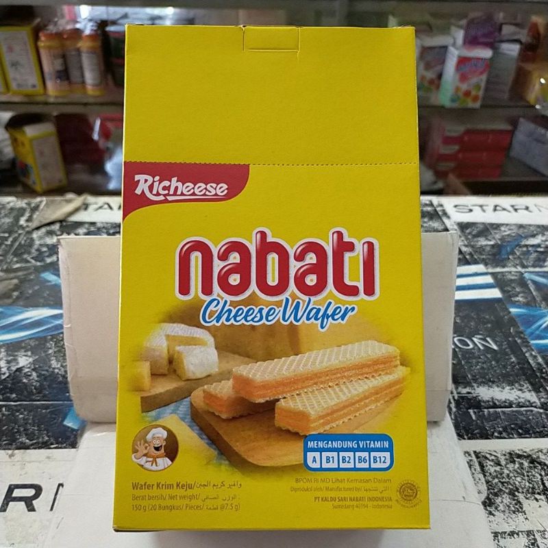 

NABATI wafer keju 7,5g x 20 pcs