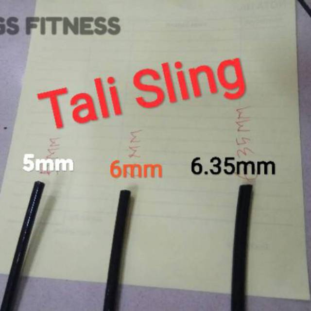 Tali sling home gym ukuran 6mm