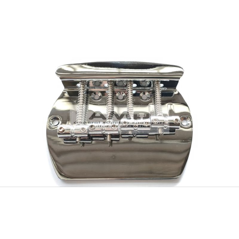 Bridge atau Cam Bass OEM Musicman Sterling SUB Ray 4 Chrome