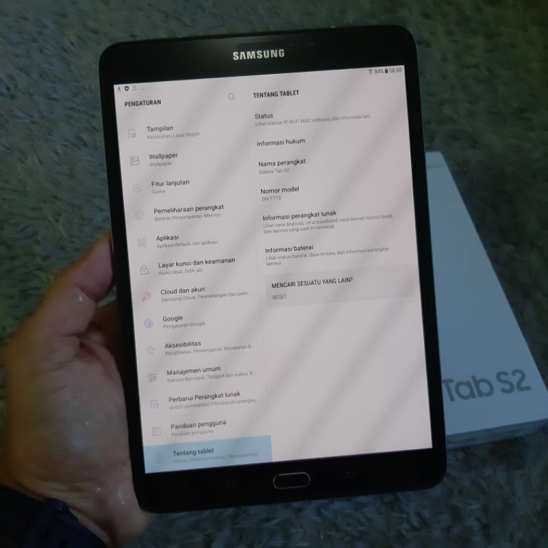 Samsung Tab S2 8inch 3/32gb T713 wifi only second mulus