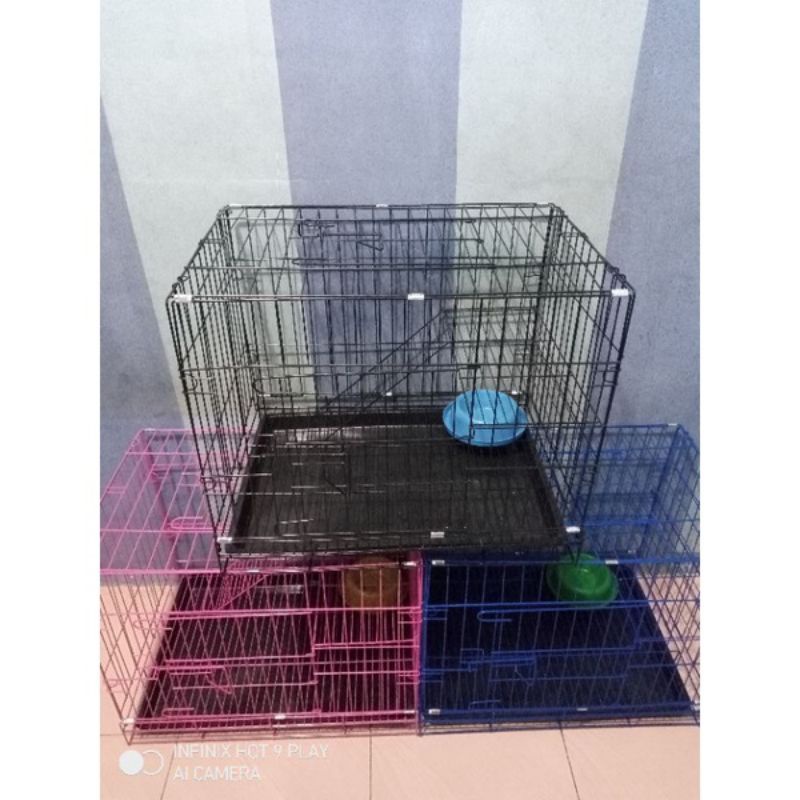 kandang kucing size L 60x45×75