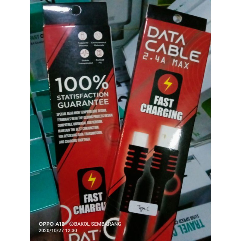 Kabel UMAX CMX-100 Type-C support fast charging 2.4A