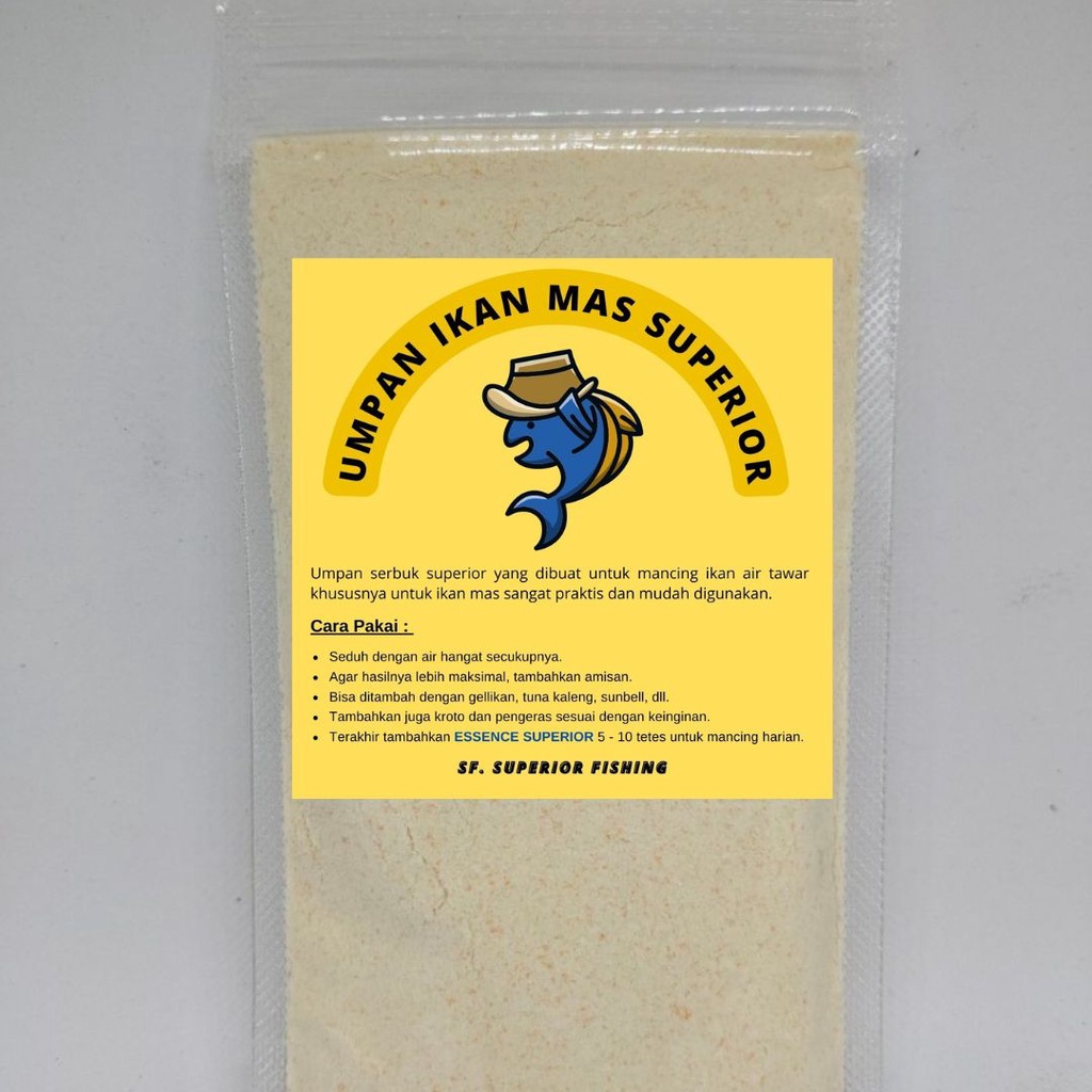 UMPAN IKAN MAS SIAP PAKAI | UMPAN IKAN AROMA WANGI | UMPAN MANCING SUPERIOR
