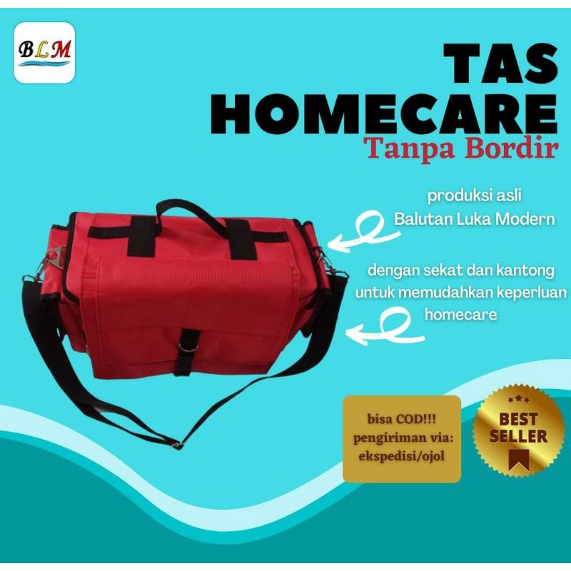 Tas Perawat Medis Homecare Tanpa Bordir