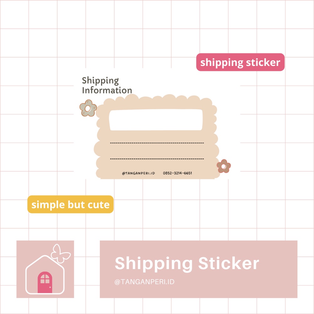 

Stiker Pengiriman - Label Pengiriman - Shipping Stiker - Stiker Resi - Stiker Pengiriman Online Shop - Tangan Peri