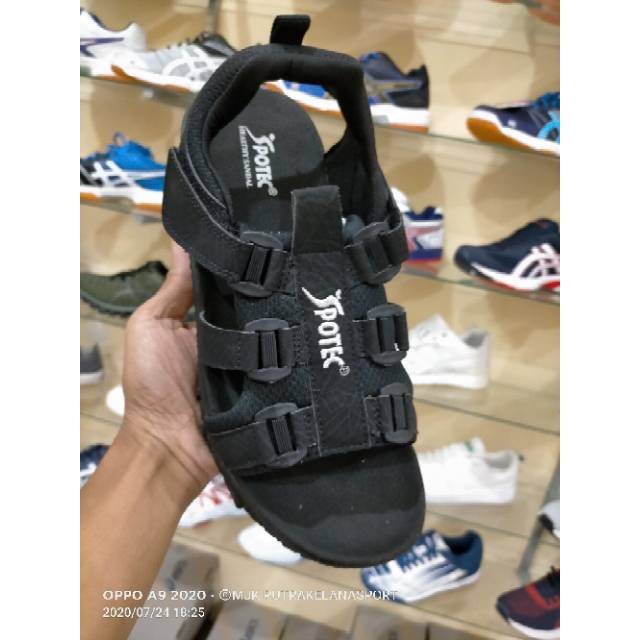 spotec original legendary Healthy sandal Hiking gunung Tracking-hitam-putih