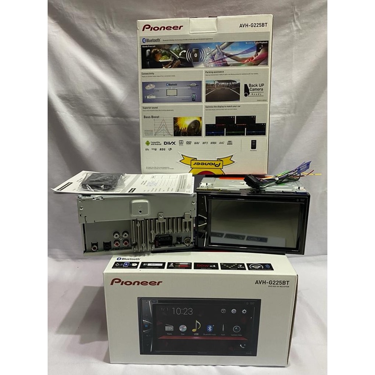 Pioneer AVH-G225BT Tape Mobil AVH G225 BT Double Din Head Unit