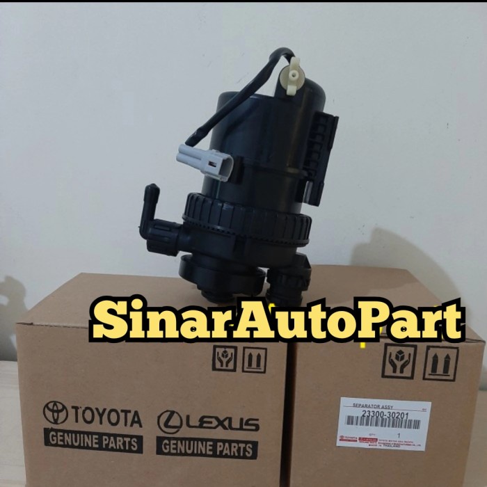 FUEL FILTER SEPARATOR ASSY POMPA SOLAR TOYOTA HILUX FORTUNER ORIGINAL *