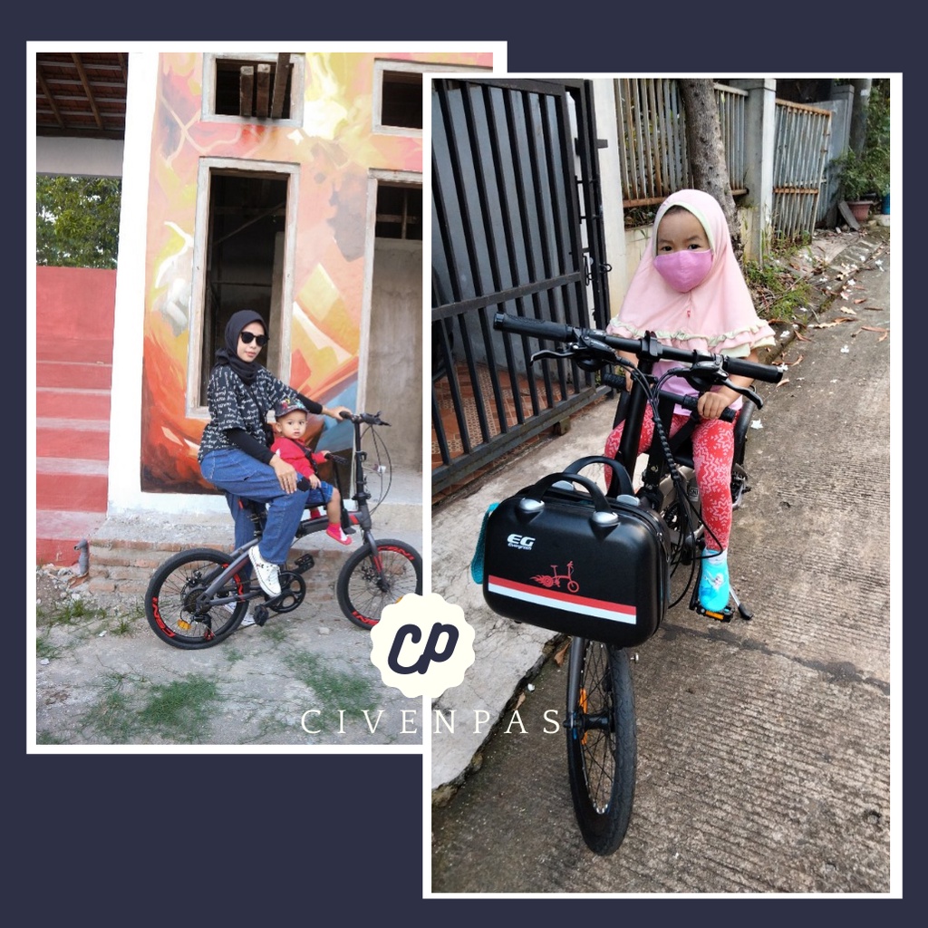 Kursi boncengan tambahan sepeda lipat minion mtb gunung sayur bmx