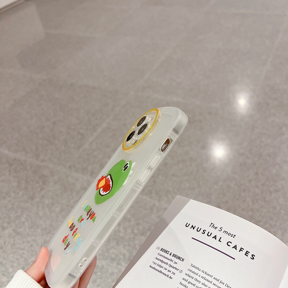 Case Pelindung Motif Dinosaurus Bahan TPU Untuk iPhone 11 13pro 13prm 12 7Plus xs 8Plus XR 7 8 XR 11pro xs Max 12Pro Max