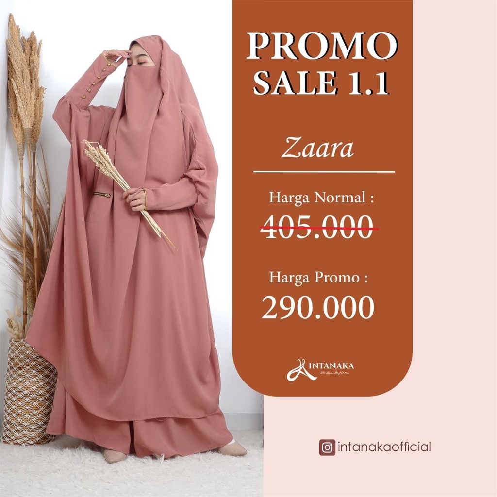 Zaara Freach Niqab | gamis niqab | gamis murah | khimar termurah | khimar french niqab | konveksi