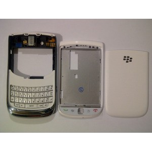 Jual casing blackberry tourch 9800 fullset white kesing bb torch Diskon