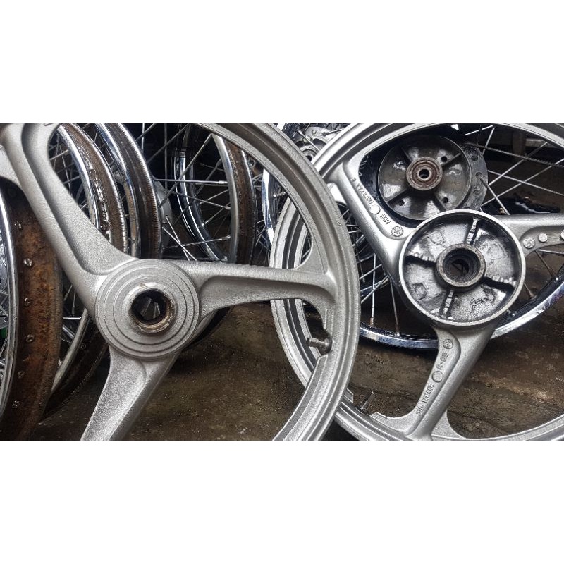 velg racing roda depan belakang enkei yamaha fiz r fizr fullcluch fulclut fulklut original ori asli