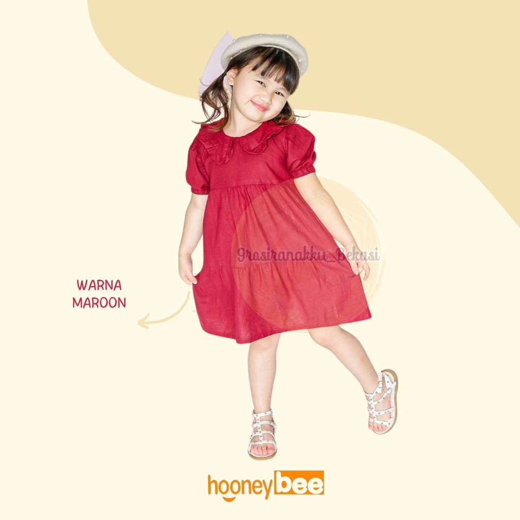 Dress Anak Linen Salsabila Mix Warna Size 1-5Thn