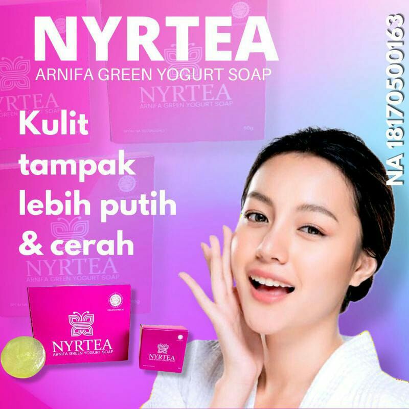 (Cod)Sabun Nyrtea/Arnifa Sabun Pemutih Badan Nyrtea Ori Sabun Glowing Nyrtea Original 100%