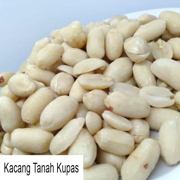 

Kacang Tanah Kupas Gurih dan Renyah 500gr Original