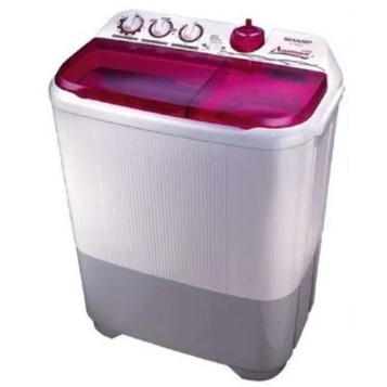 SHARP Mesin Cuci 2 Tabung SHARP EST85CR / 8kg Super Aquamagic ES-T85CR-BK/VK/PK