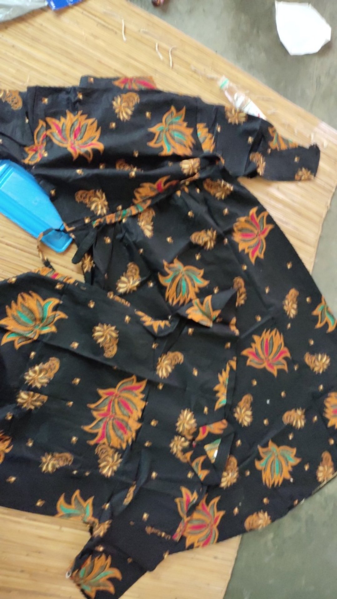 Batik Couple Gamis Kemeja Motif Kubis Hitam Baju Seragam Alkhalis