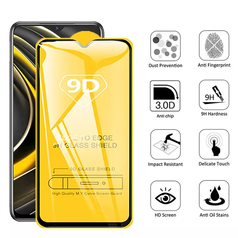 Case XIAOMI POCO M3 + Tempered Glass Layar + Camera 3-IN-1 / 2-IN1  Softcase XIAOMI POCO M3