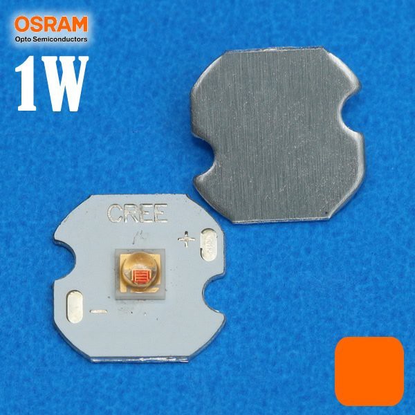 Led HPL 1 Watt ORANGE AMBER Osram Oslon