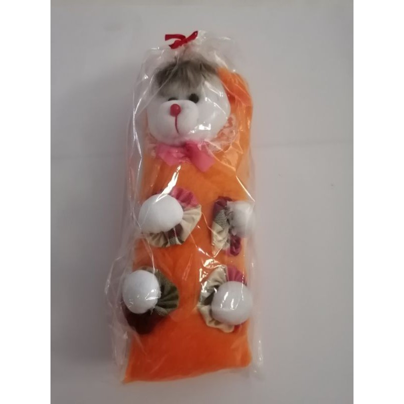 

tempat pensil boneka lucu warna orange