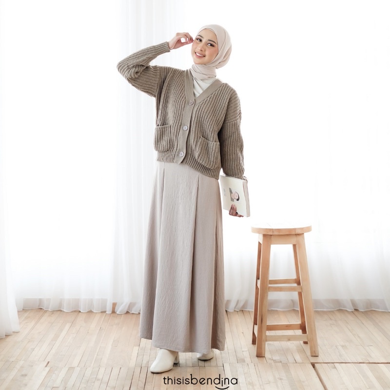 THISISBENDINA Rok Panjang Polos Katun NAOMI Skirt All Size