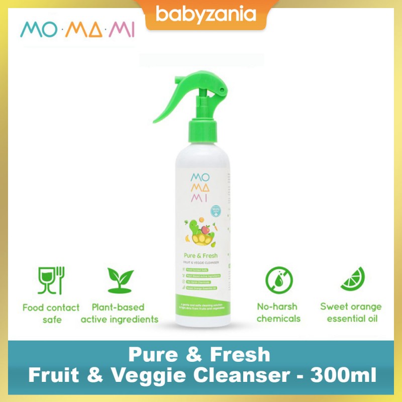 Momami Pure &amp; Fresh Fruit &amp; Veggie Cleanser Pembersih Sayur Buah 300ml