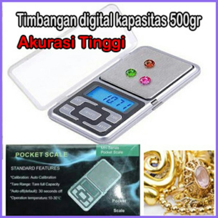 Timbangan mini digital ( Emas / perhiasan)