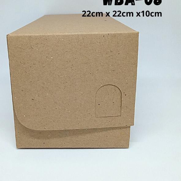 

WE4 BOX BOLU ROLL Uk. 22cm x 10cm x 10cm NO-LAMINASI ISI 100 + FREE STIKER Terlaris