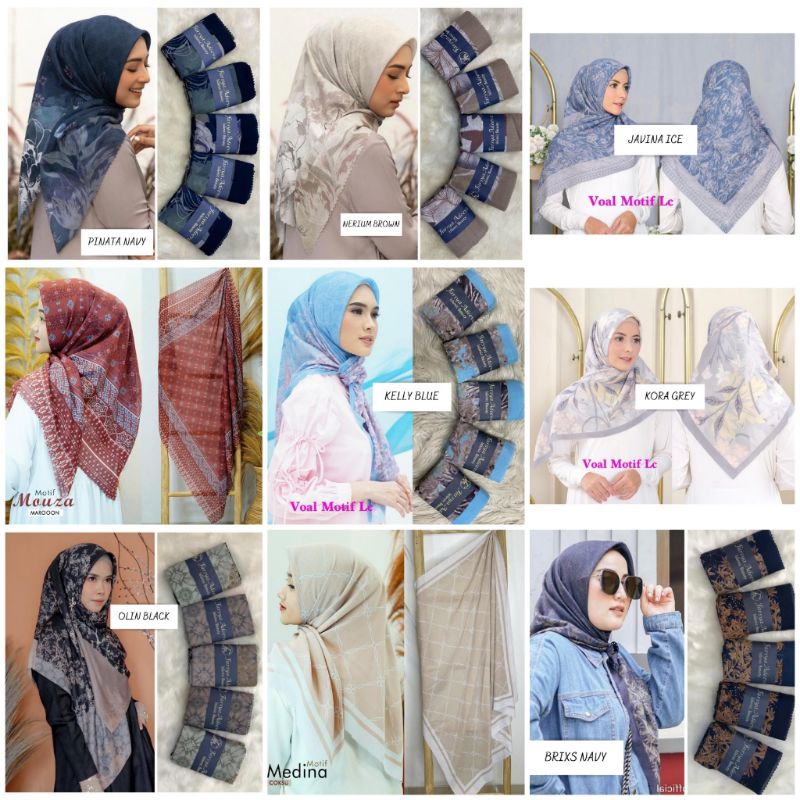 Part III "NEW" - BANYAK MOTIF SEGI4 DEENAYKW SEGIEMPAT VOAL PREMIUM DENAY FARSYA ADEEVA KAYLA SHOFA