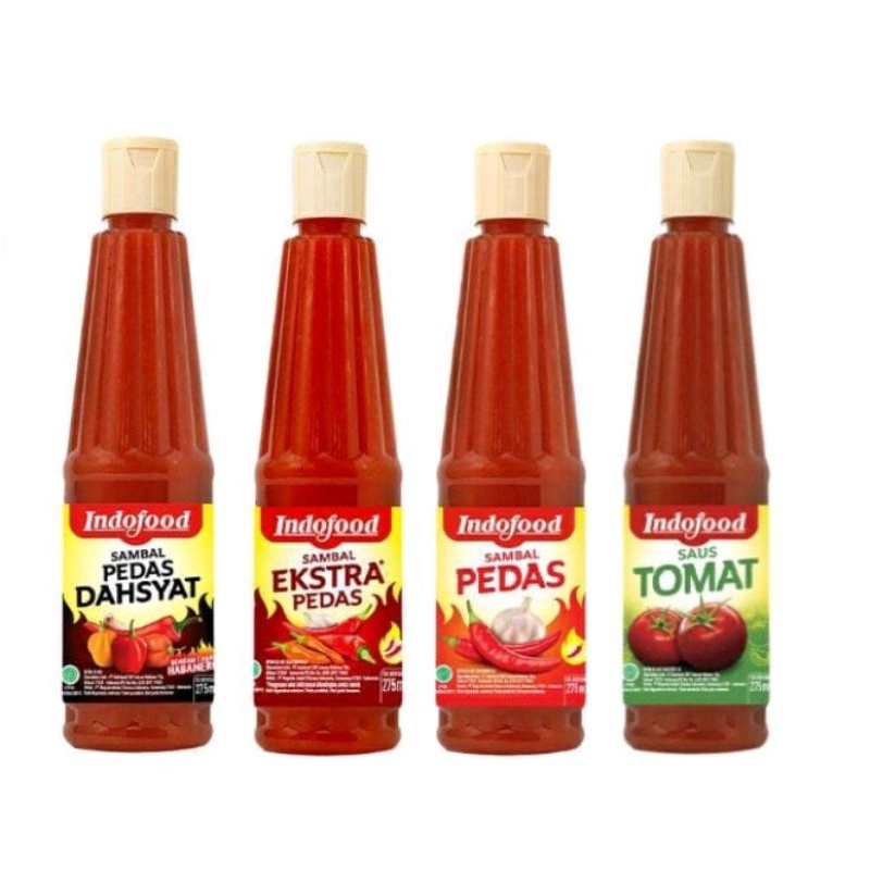 

N_S_Y Saos sambel indofood botol dengan berbagai variant sambel 135ml