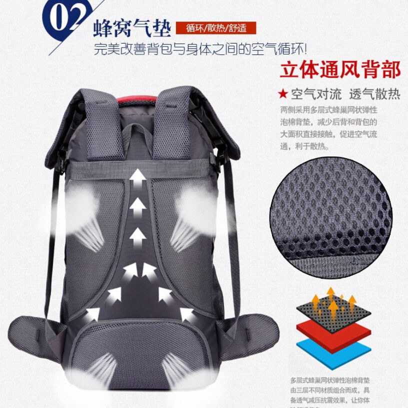 Tas Ransel Mountaineering 60L - Huwai