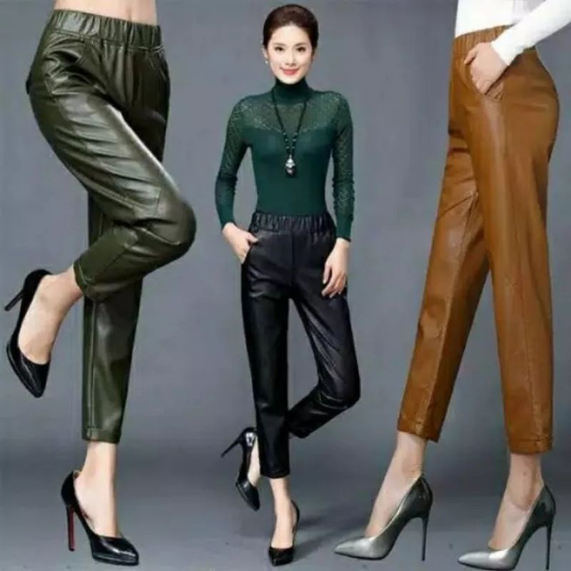 Celana kulit Wanita | Legging Kulit