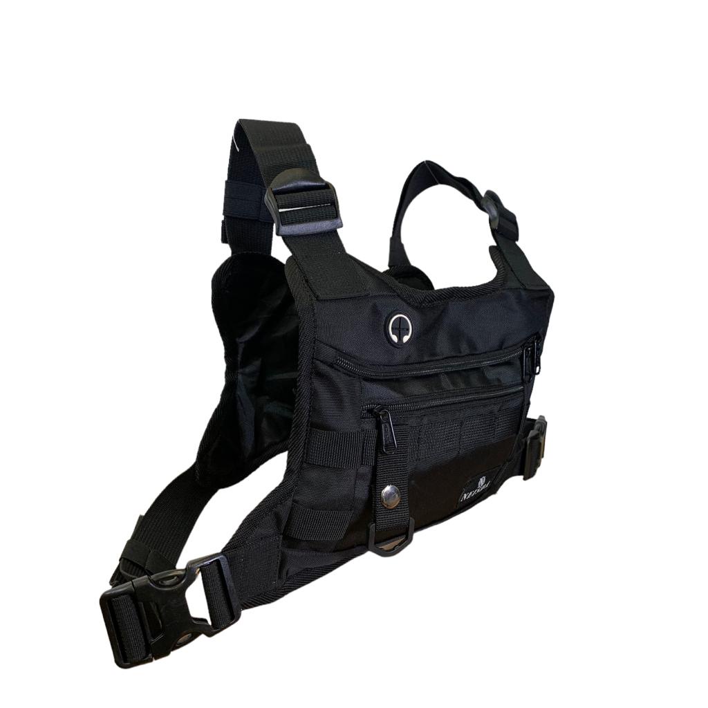 TAS DADA PRIA TACTICAL ORIGINAL NEISDA HITAM BEST SELLER / CHEST RIG BAG NEISDA ORIGINAL / CHEST BAG PREMIUM ORIGINAL NEISDA