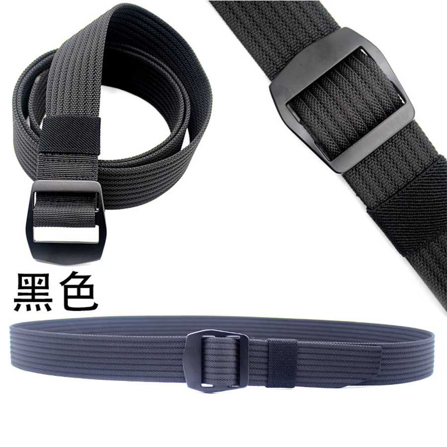 (BISA COD) FTIHSHP Tali Ikat Pinggang Canvas Tactical Belt - F1077